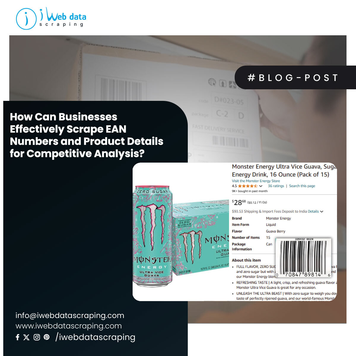 Scrape EAN Numbers and Product Details for Competitive Analysis