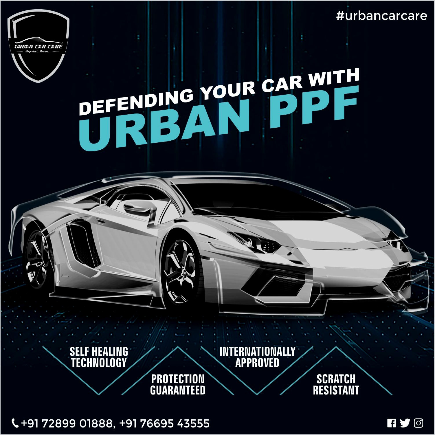 Enhance Your Car’s Lifespan with Paint Protection Film and Expert Car Wash & Detailing Delhi | Urban Car Care