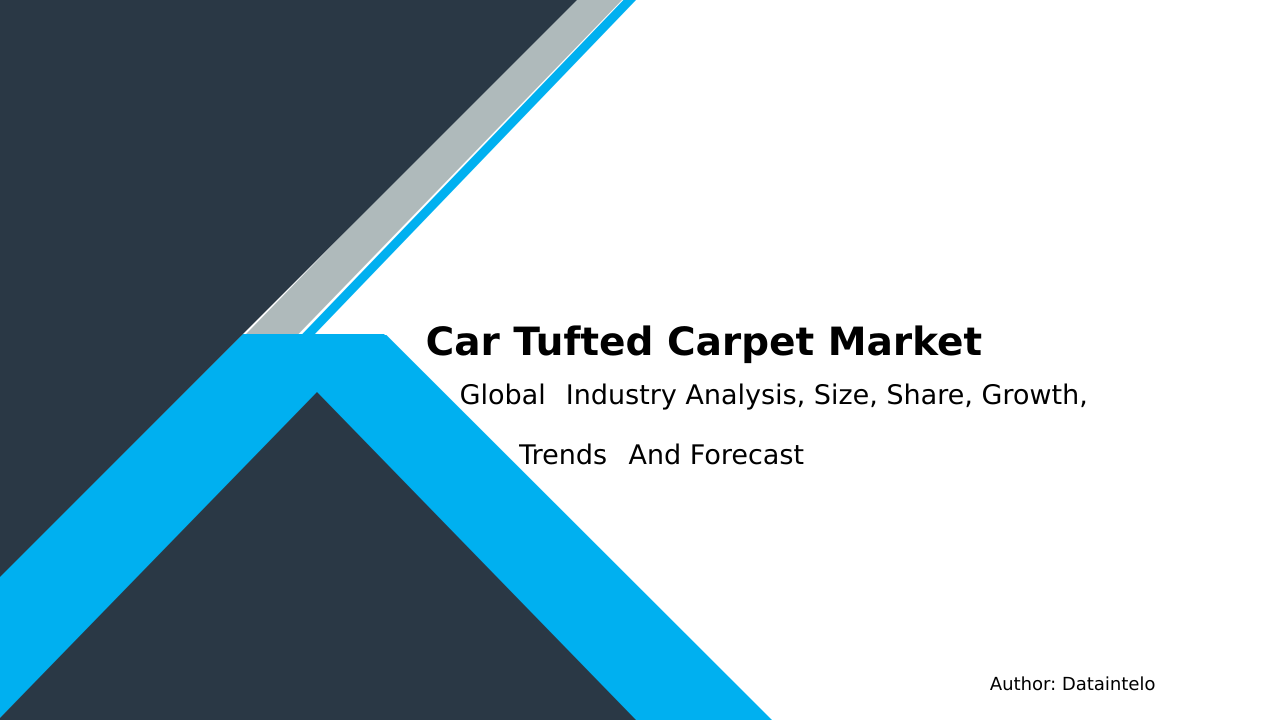 Market Growth Insights for Car Tufted Carpets: Forecast to 2032