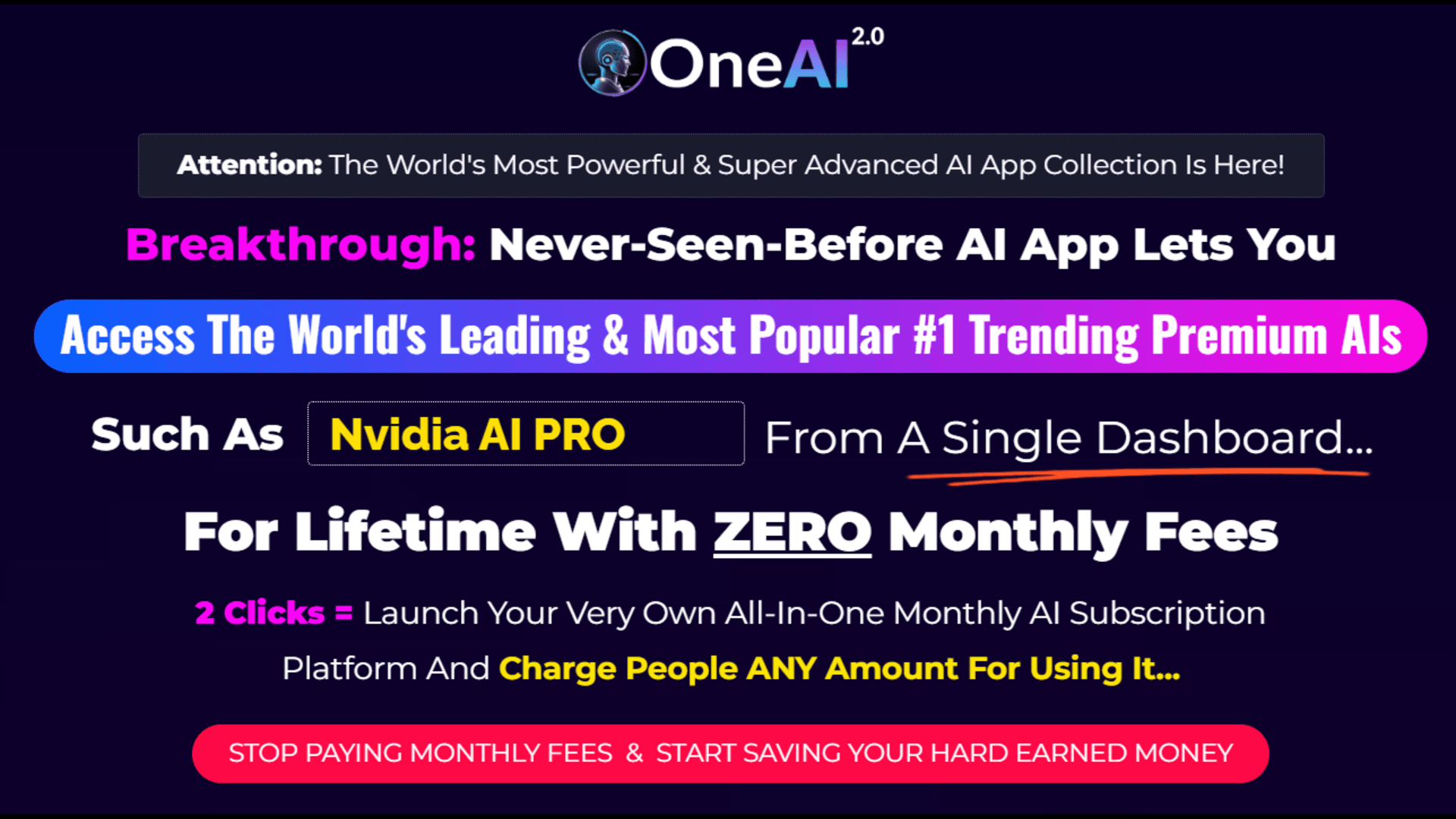 OneAi 2.0 Review: Premium AI applications into a single dashboard