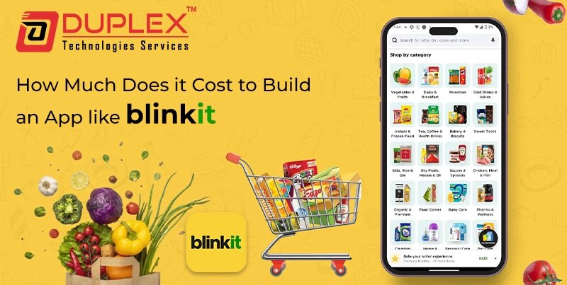 Building a Successful Grocery Delivery App Like Blinkit with Duplex Technologies Services