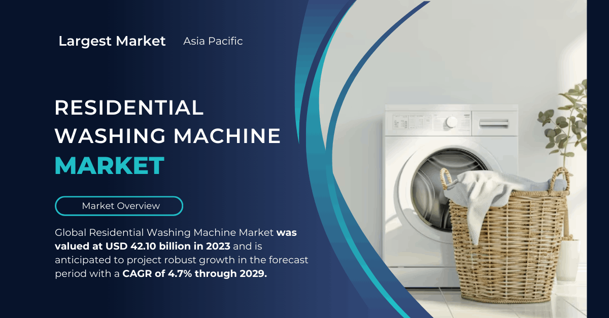 Residential Washing Machine Market Dynamics: Analysis of Size and Growth (CAGR: 4.7%)