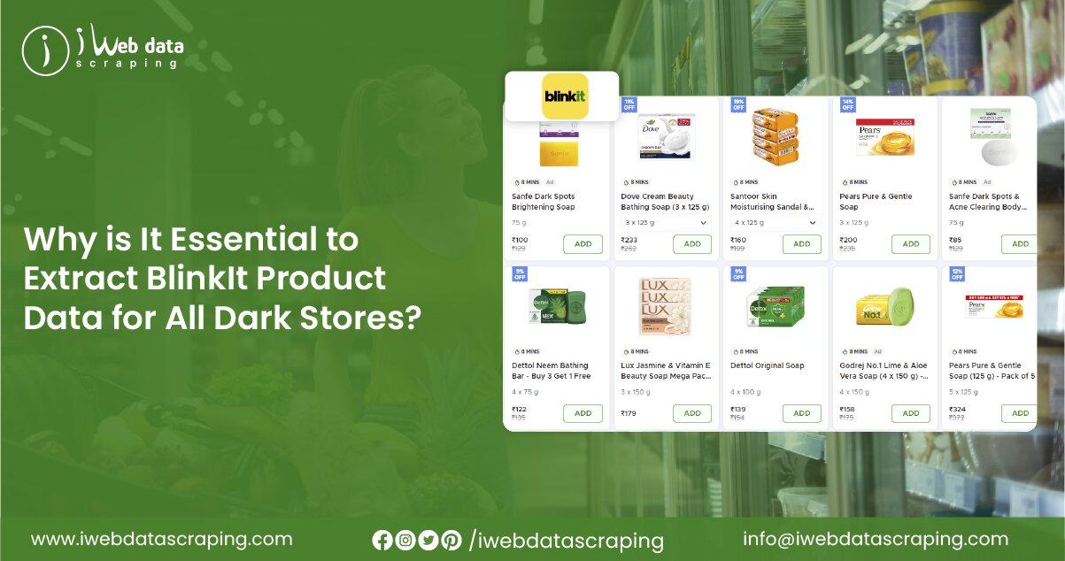 Essential Steps to Extract BlinkIt Product Data from All Dark Stores