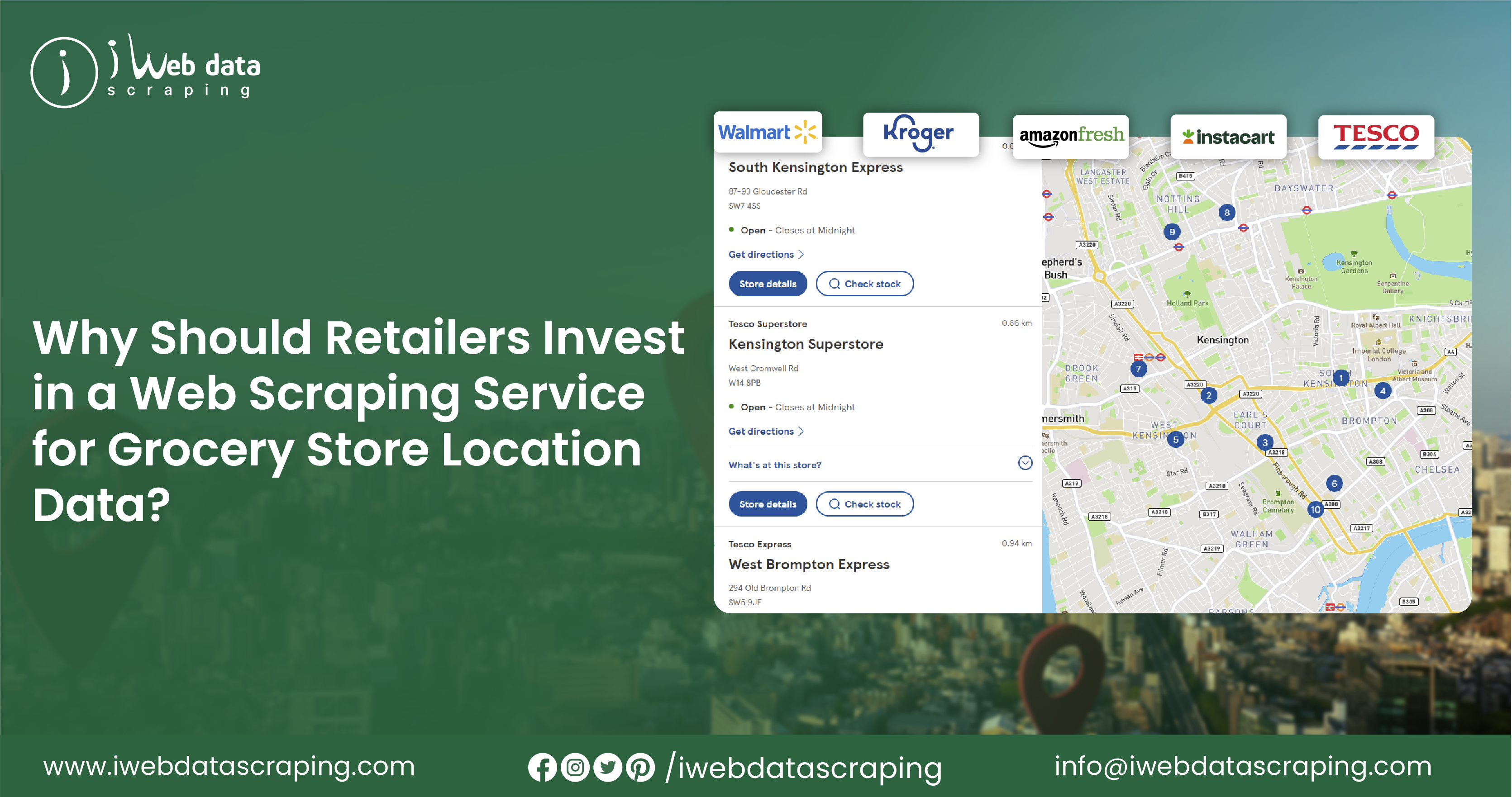 Leverage Web Scraping Service for Grocery Store Location Data