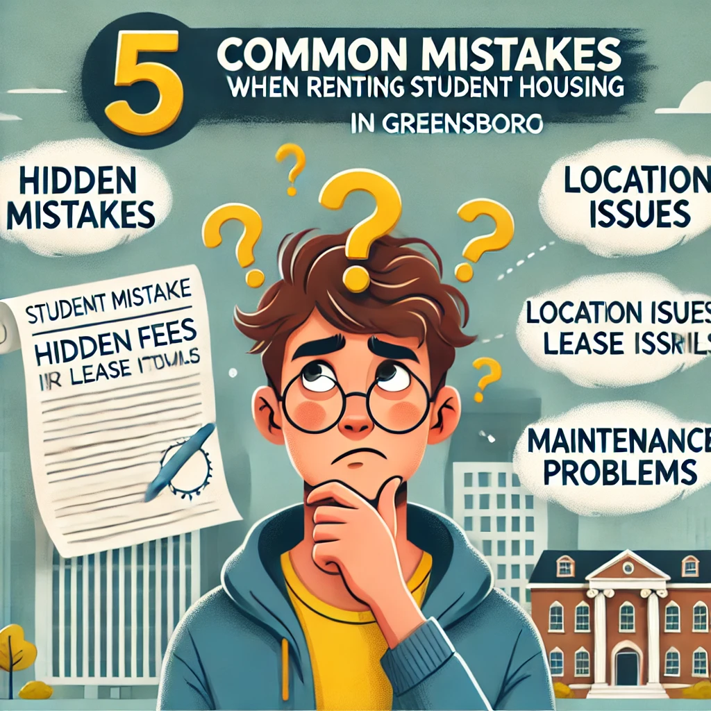 5 Common Mistakes to Avoid When Renting Student Housing in Greensboro