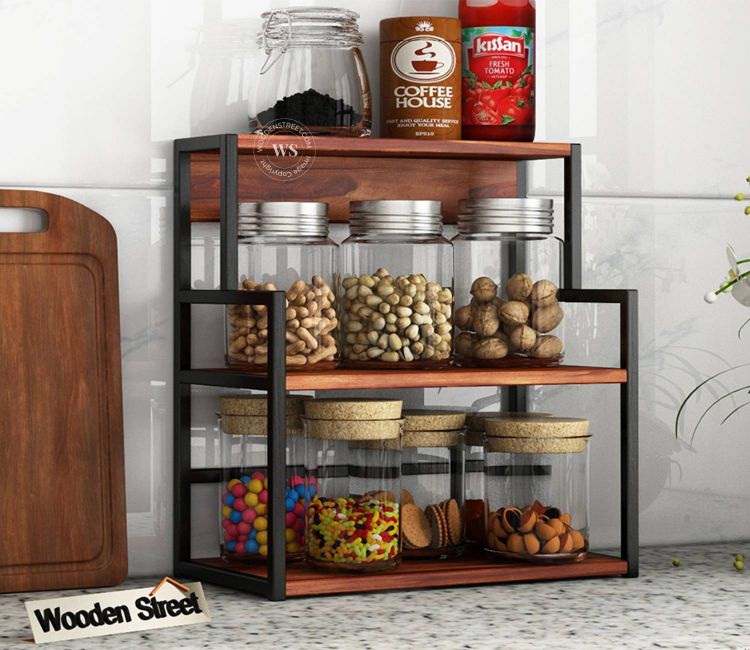Organize Your Cooking Space with Wooden Street’s Kitchen Racks