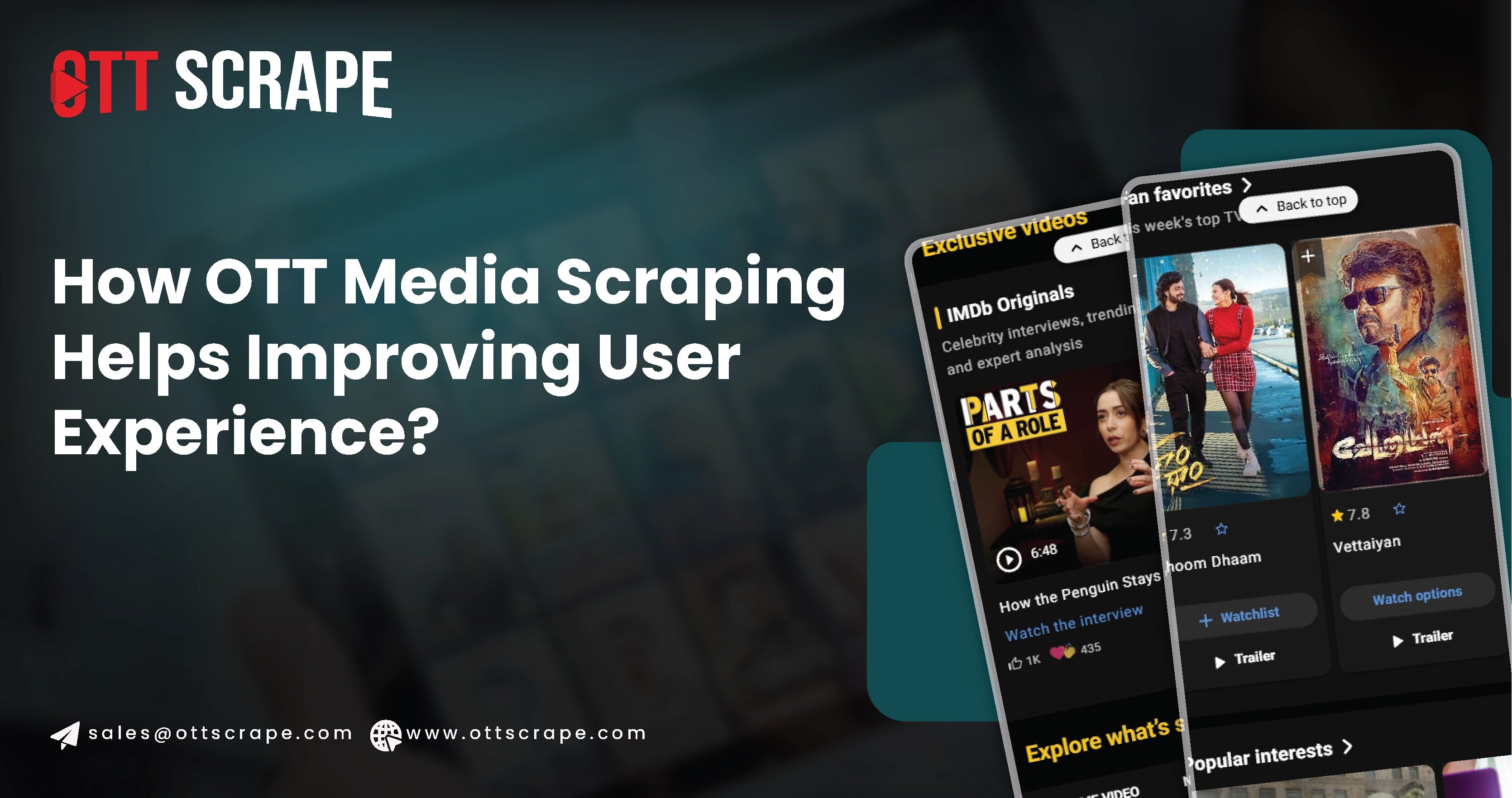 Improve User Experience Using OTT Media Scraping