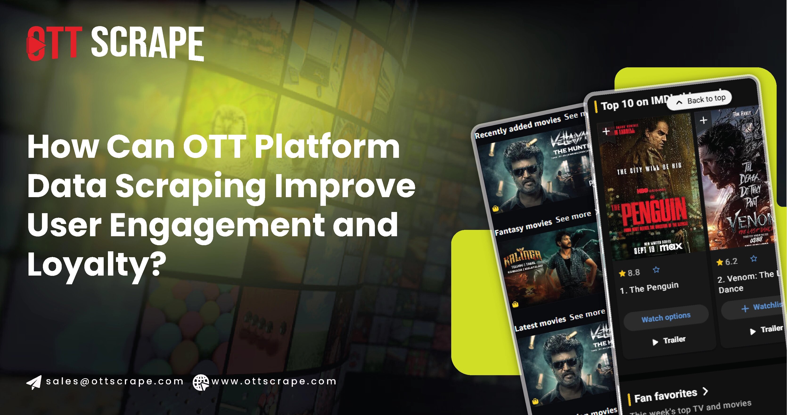 Improve User Engagement and Loyalty with OTT Platform Data Scraping