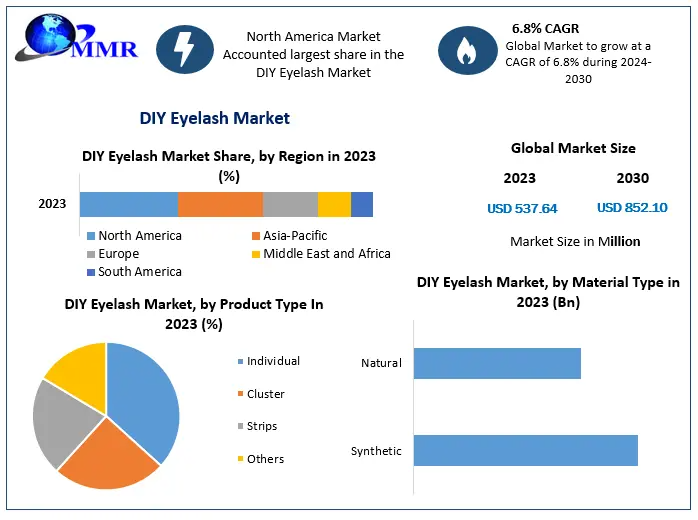 DIY Eyelash Market Trends: 6.8% CAGR Anticipated to Drive Revenue to USD 852.10 Million