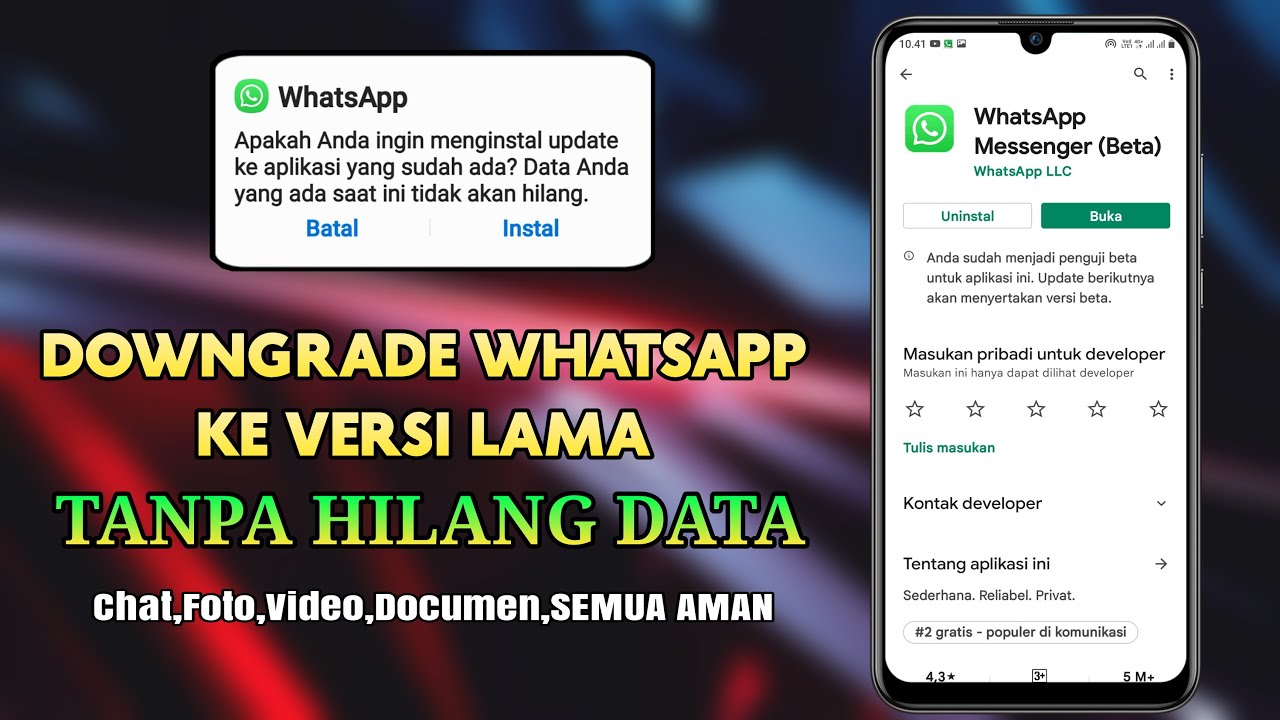 Downgrade Perangkat Lunak: Kapan Perlu Dilakukan dan Apa Risikonya?