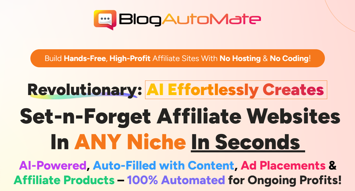 BlogAutoMate Review: The Ultimate Solution for Effortless Affiliate Marketing