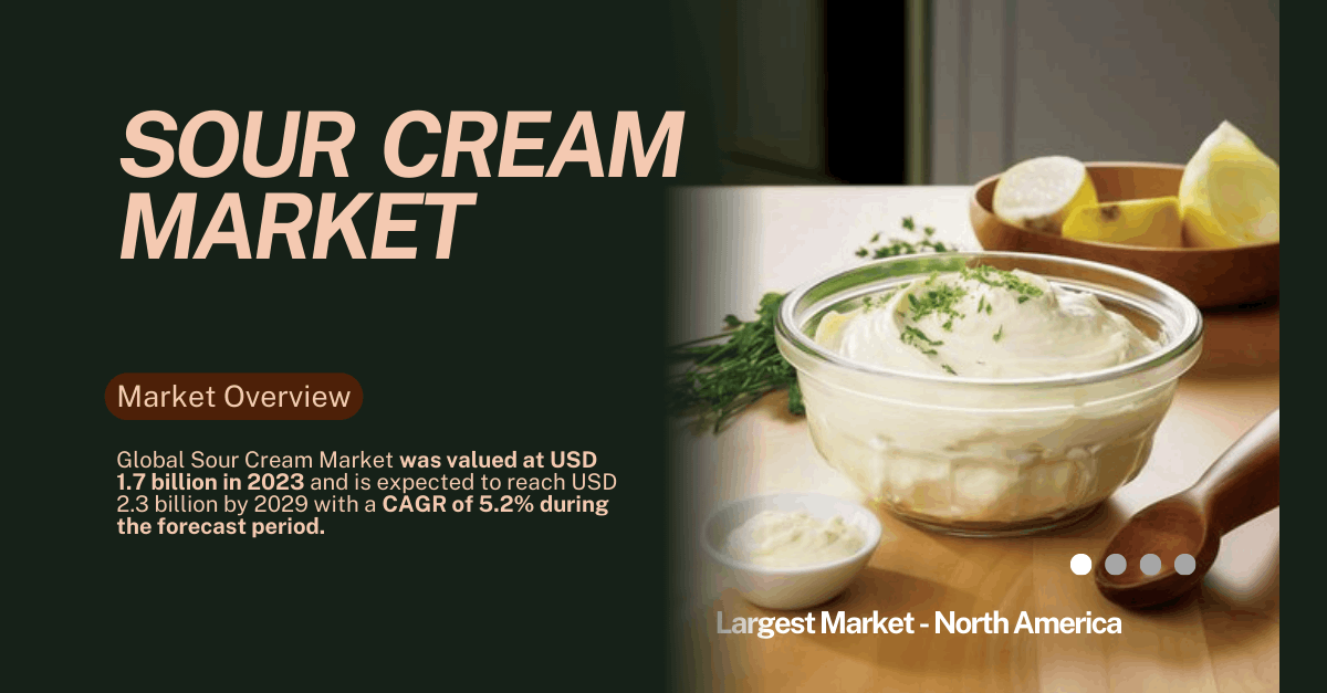 Sour Cream Market Overview | Forecast, Trends, and Key Players in {2029}