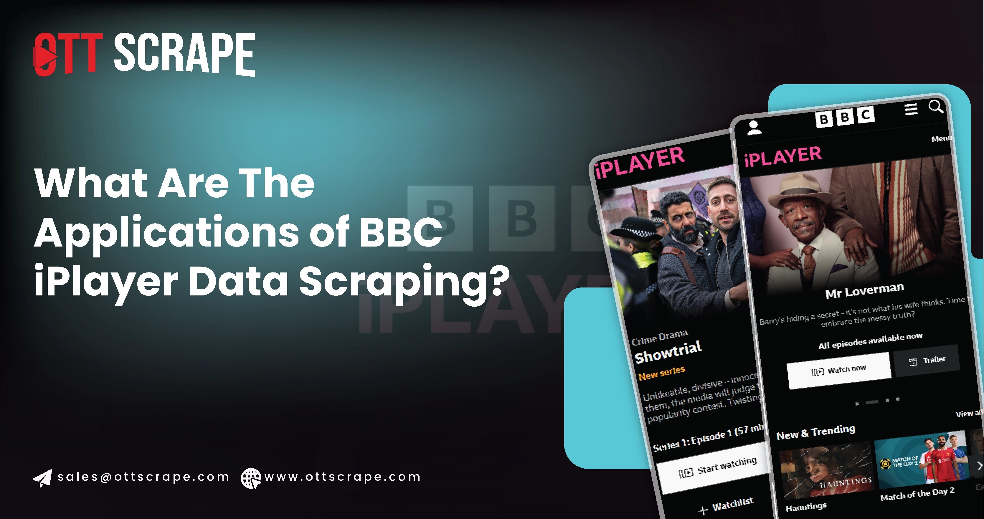 Applications of BBC iPlayer data scraping