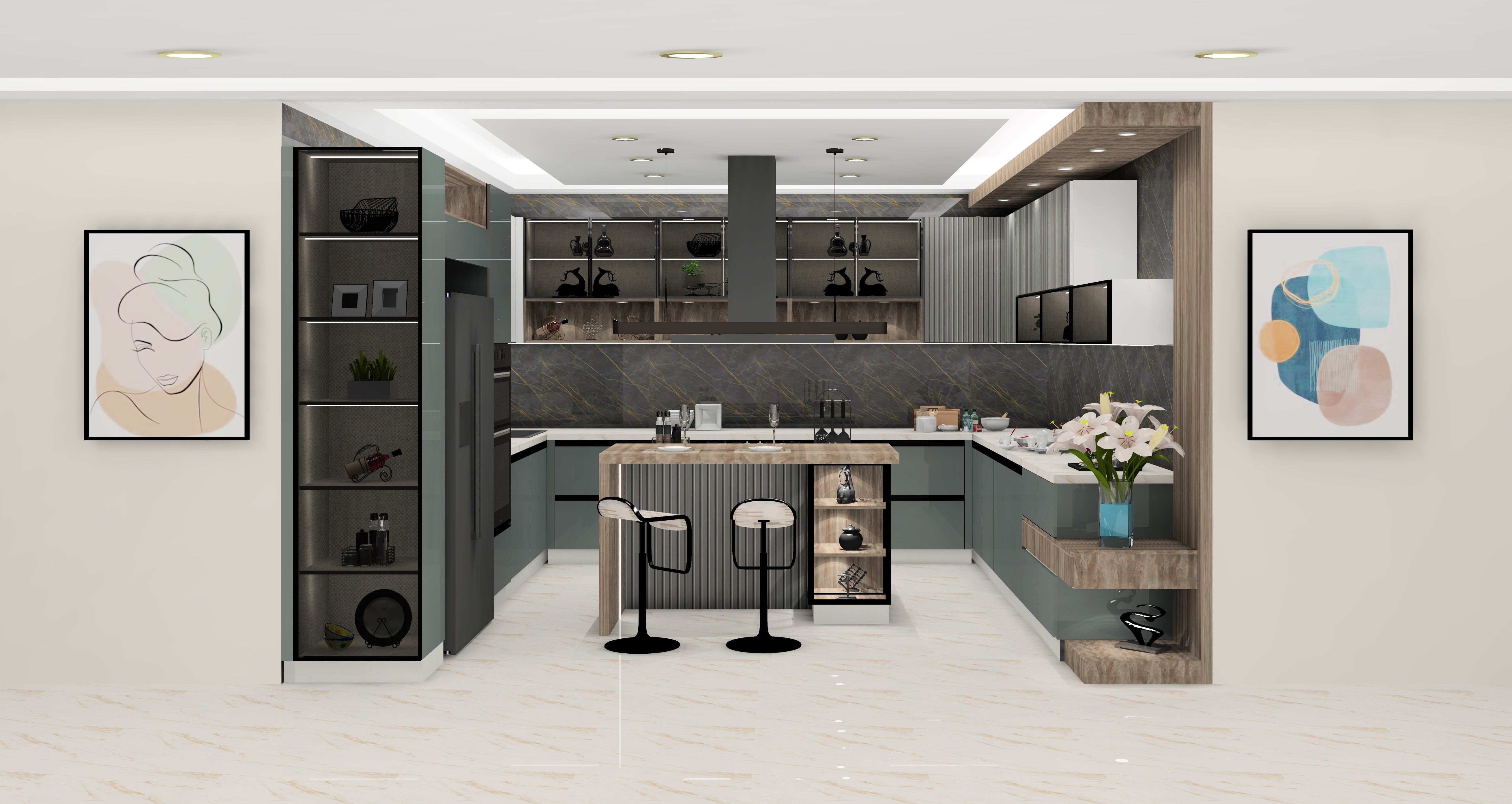 Space-Saving Tips for Small Modular Kitchen