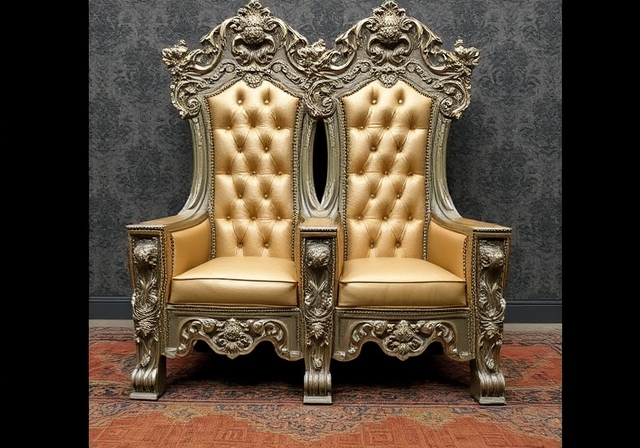 Double Throne Chair for Sale: Perfect Seating for Two Royals