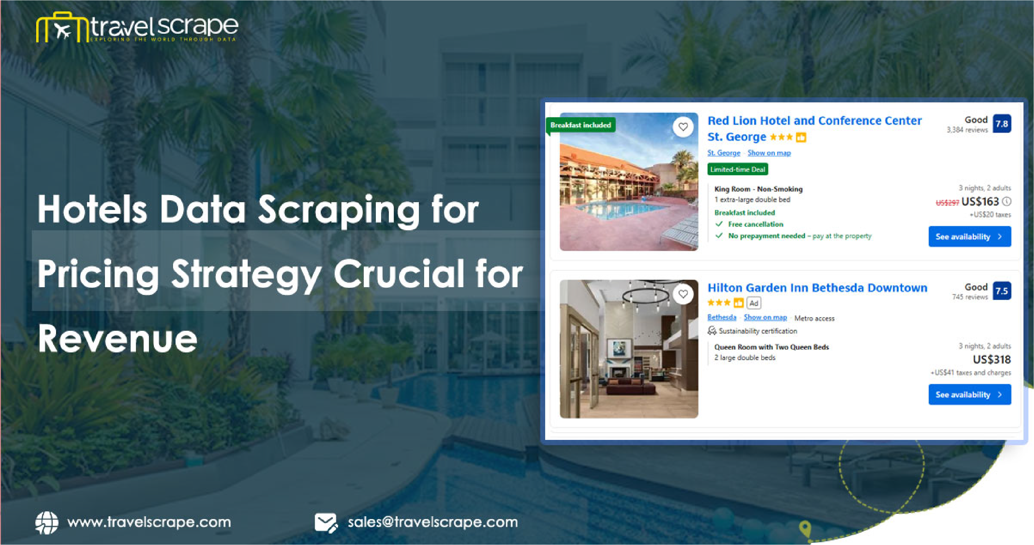 Hotels Data Scraping for Pricing Strategy Crucial for Revenue