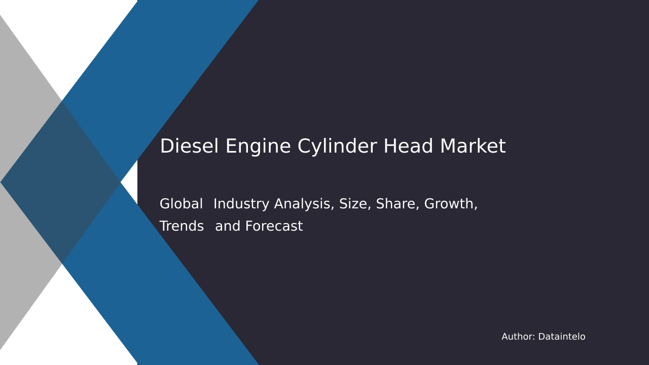 Diesel Engine Cylinder Head Market Analysis: Future Trends and Forecasts