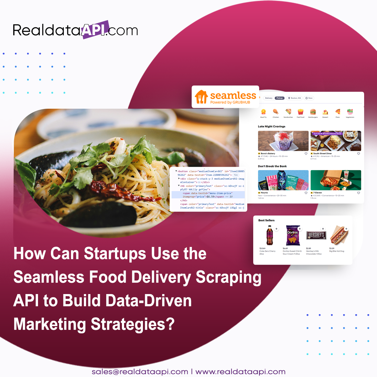 Seamless Food Delivery Data Scraping API to Boost Startup Marketing