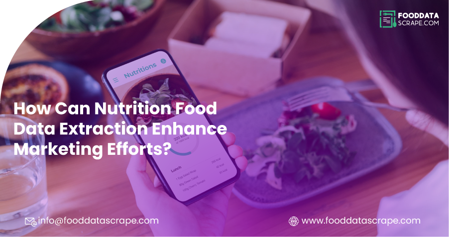 Enhance marketing efforts with Nutrition Food Data Extraction