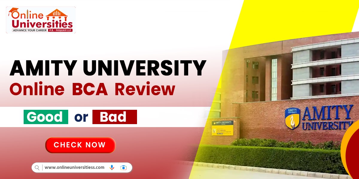 Amity University Online Bca Review & Placements, Fees