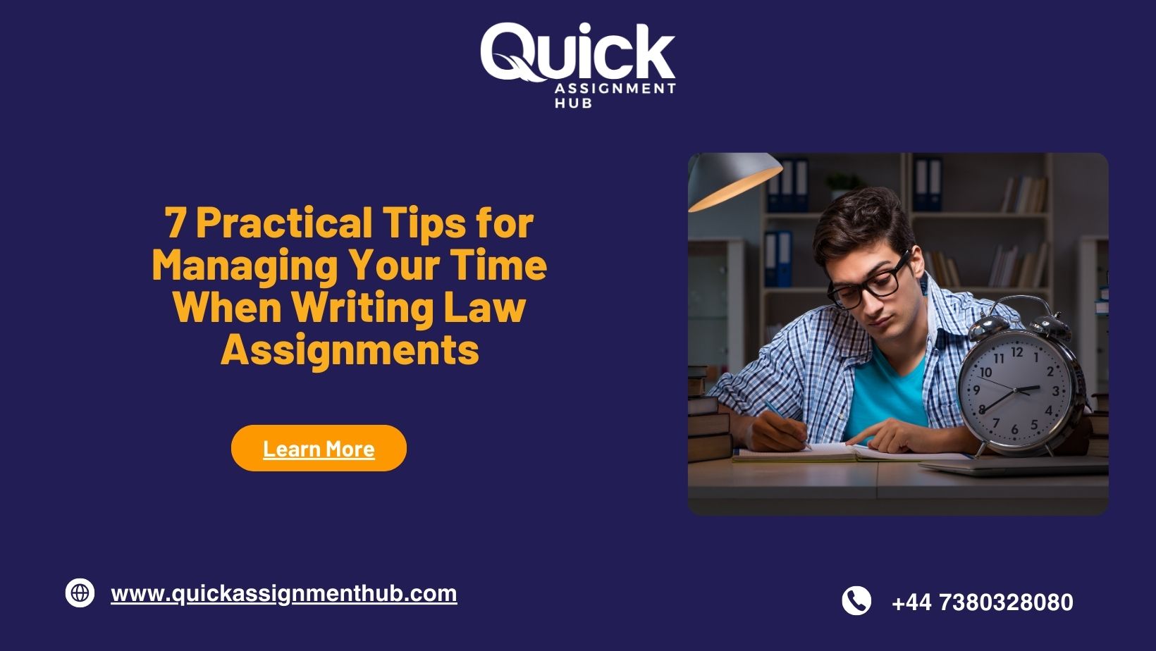 7 Practical Tips for Managing Your Time When Writing Law Assignments