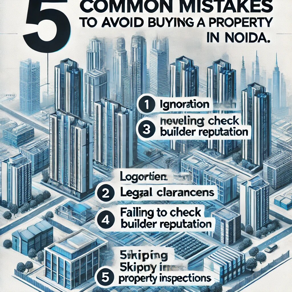 5 Common Mistakes to Avoid When Buying a Property in Noida
