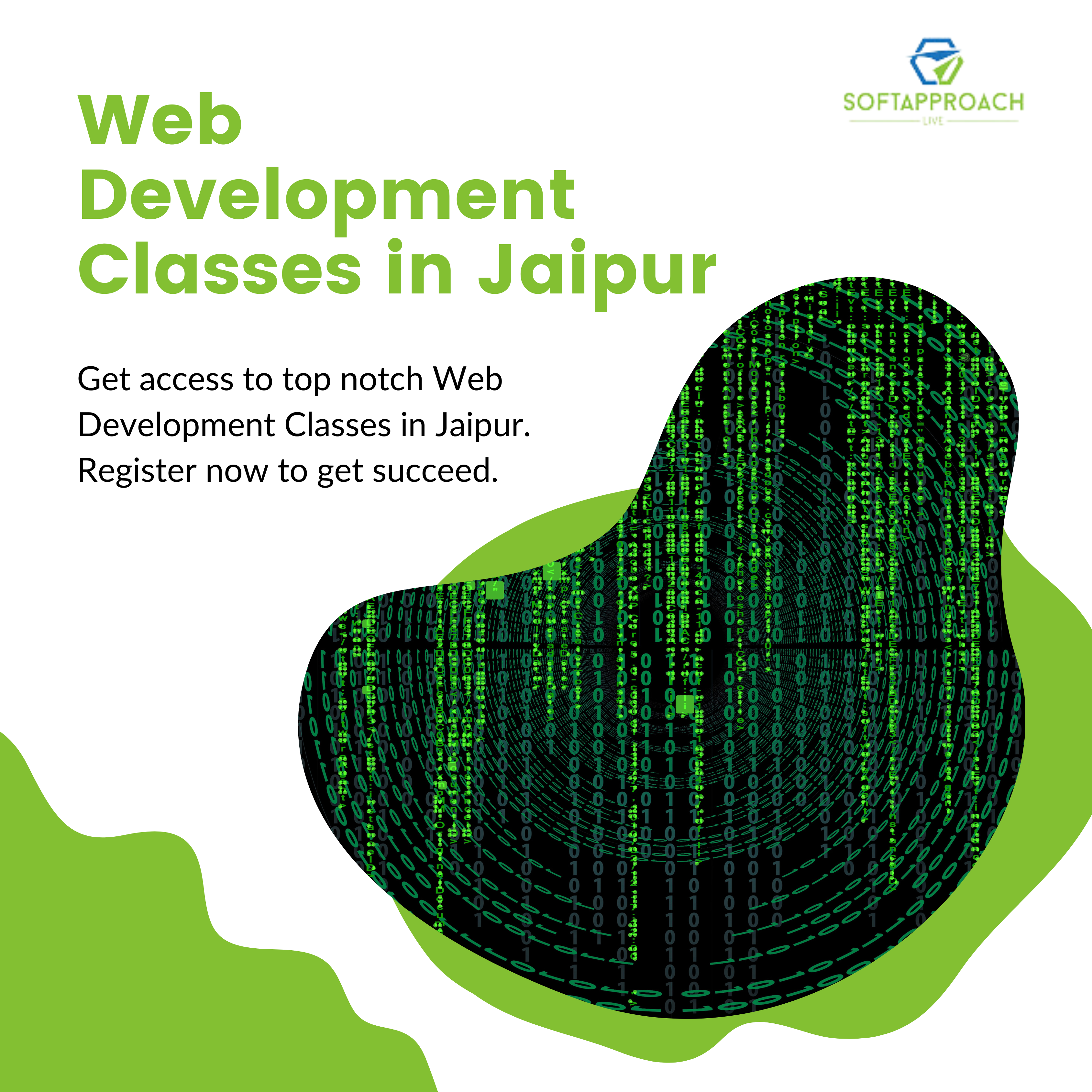 God is creative. I mean, look at the best Web Development Classes in Jaipur.