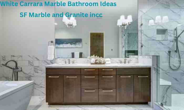 Exploring White Carrara Marble Bathroom Ideas