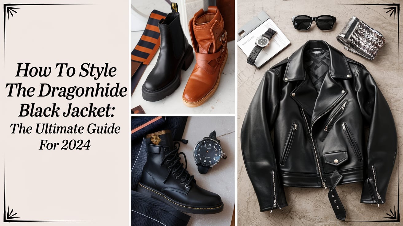 How to Style the Dragonhide Black Jacket: The Ultimate Guide for 2024