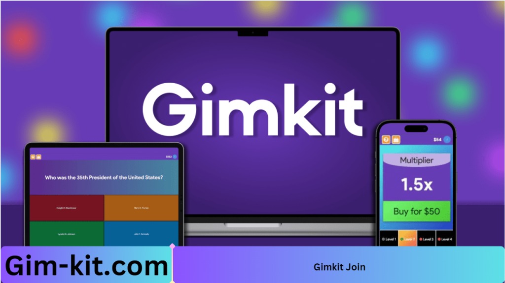 How do power-ups and rewards work in Gimkit games?