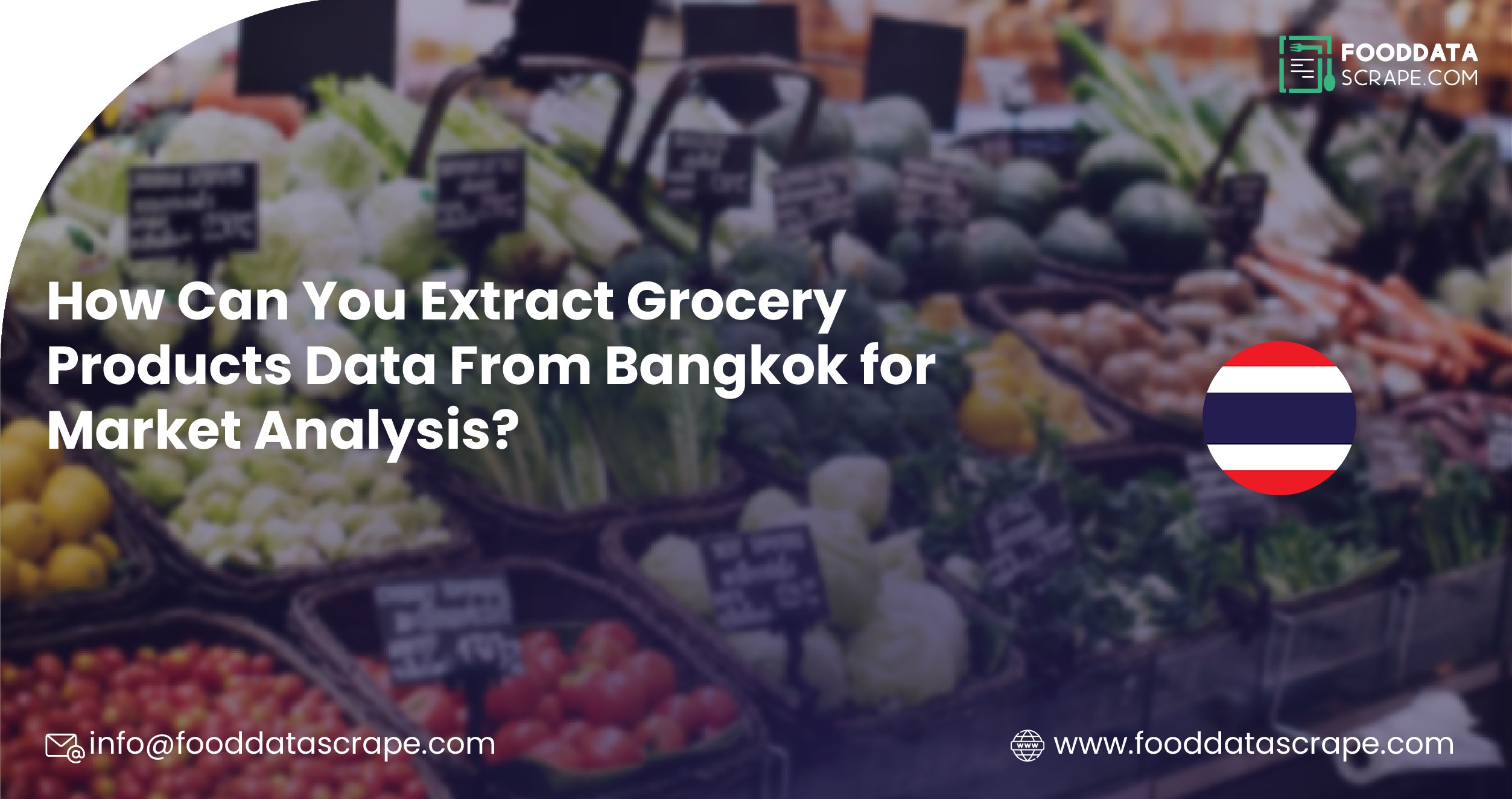 Extract Grocery Products Data From Bangkok for Market Analysis