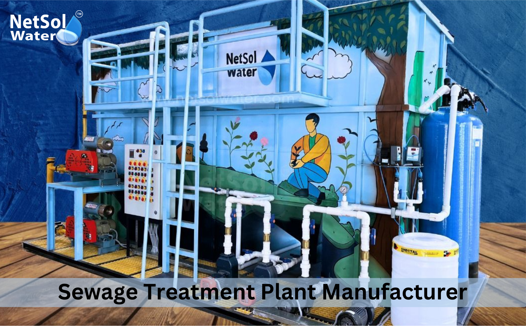 Compact Sewage Treatment Plant Manufacturer in Gurgaon: Netsol Water