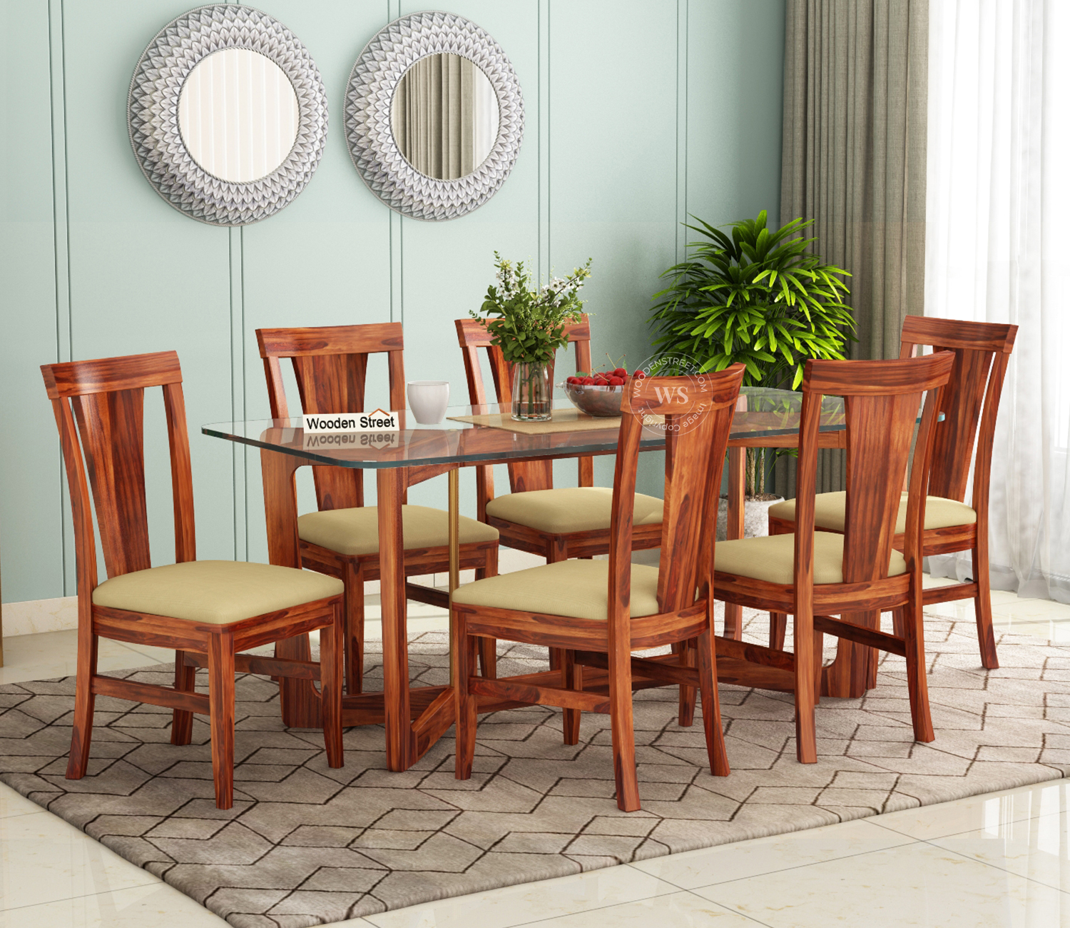 The Elegance and Functionality of a 6 Seater Dining Table Set