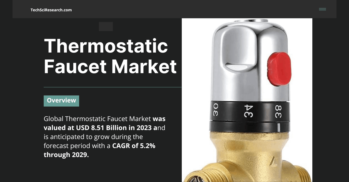 Thermostatic Faucet Market Growth to Hit USD 8.51 Billion by {2029} | Key Players & Trends