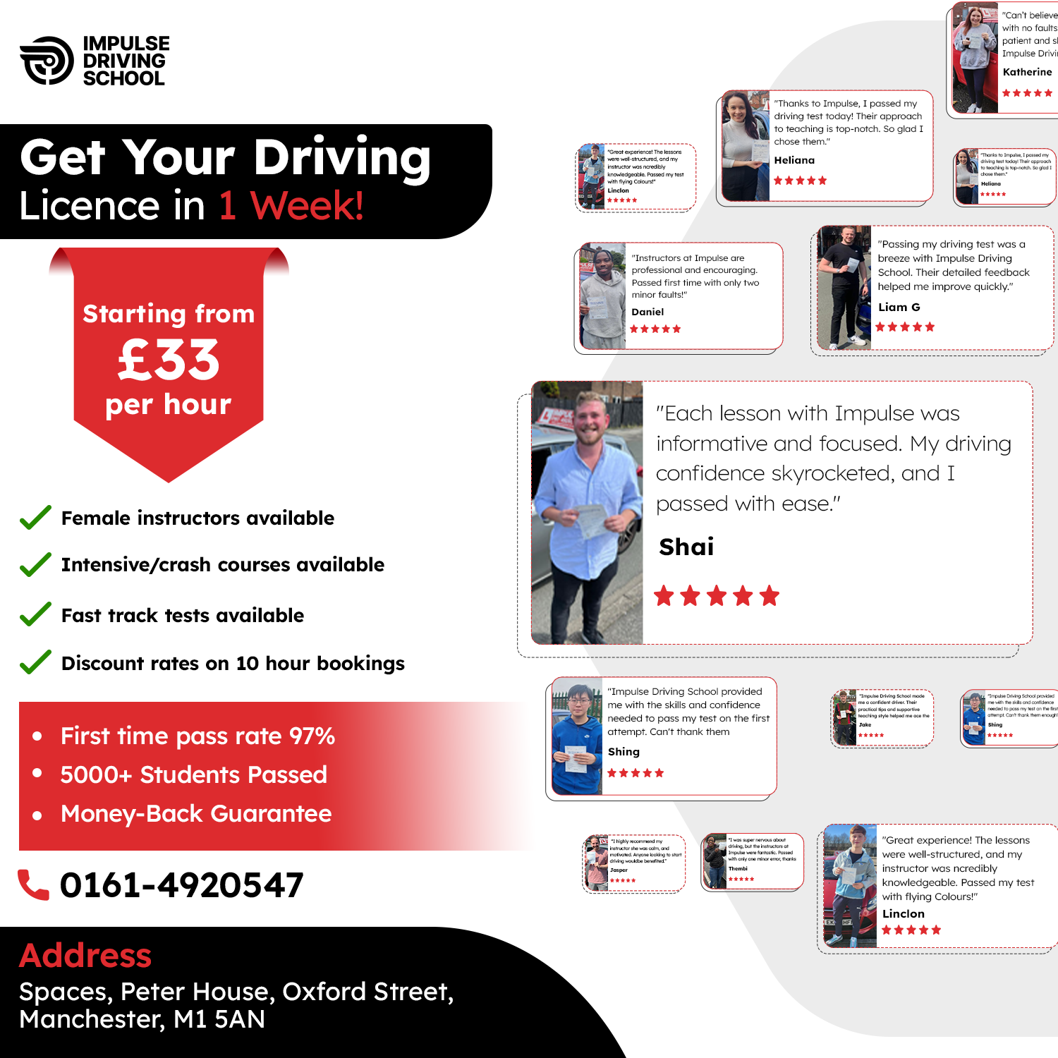 The Best Driving Schools in Manchester for Teenagers