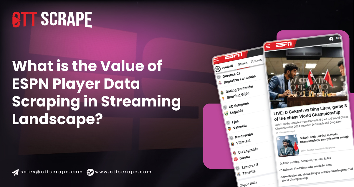 Value of ESPN Player Data Scraping in Streaming Landscape