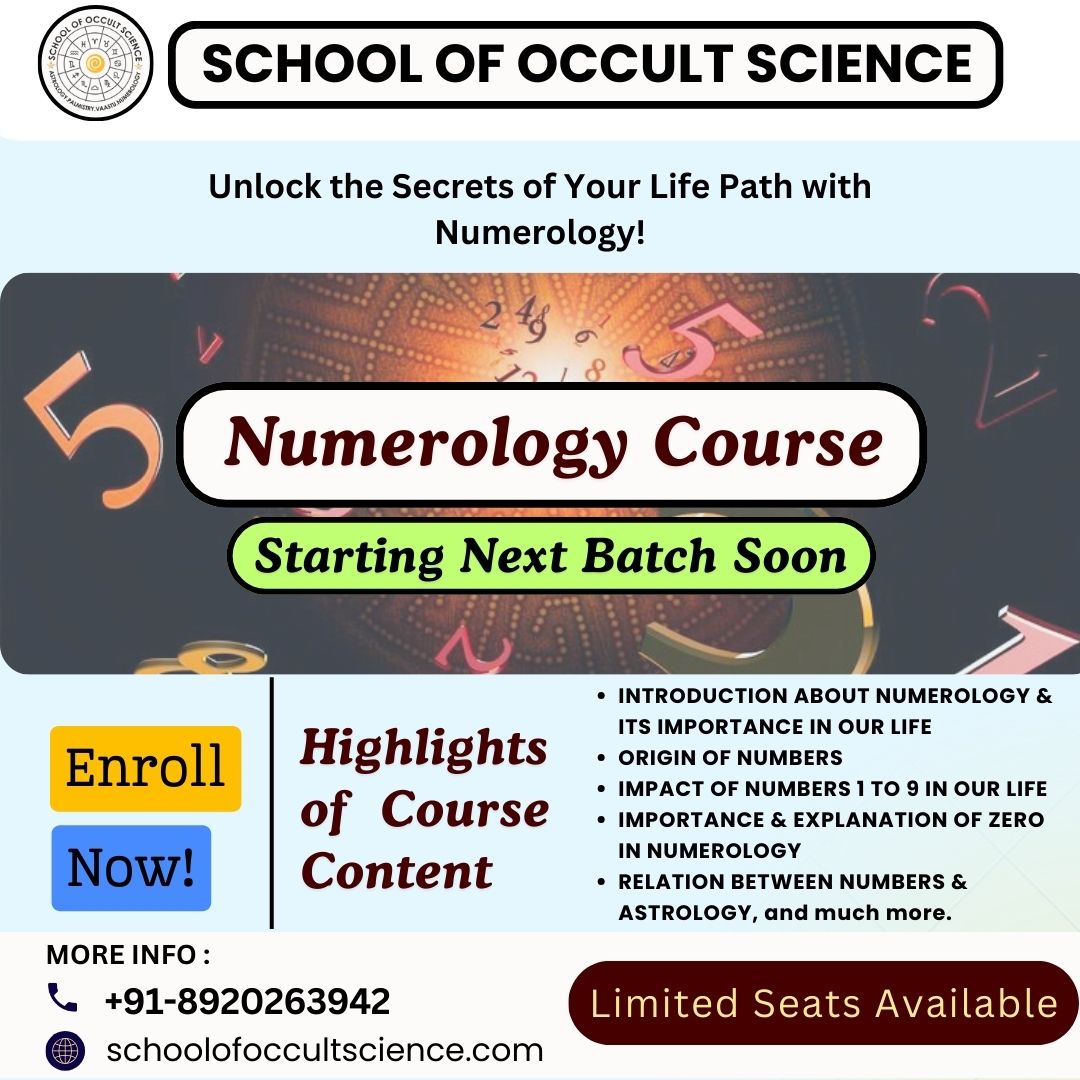 Numerology as a Career Path - Learn Numerology At School Of Occult Science