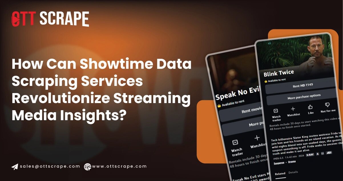 Showtime Data Scraping Revolutionizing Streaming Media Insights