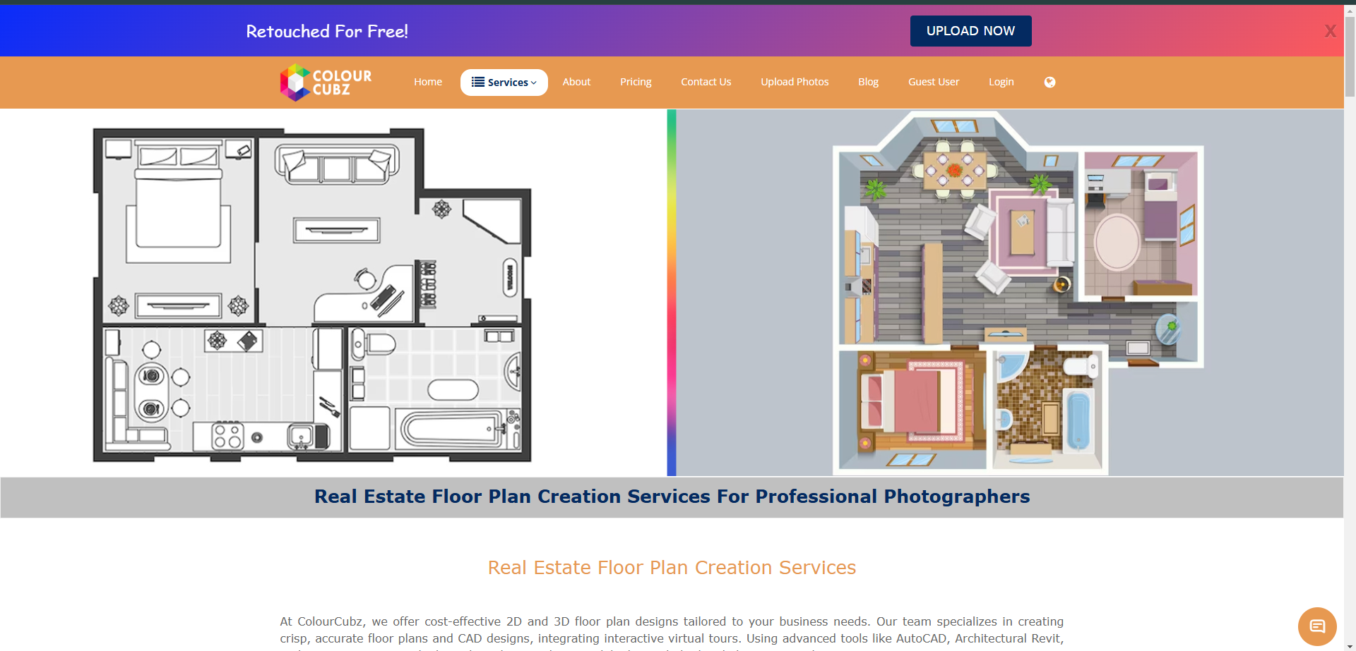 Real Estate Floor Plan Creation Services: Elevate Your Marketing with ColourCubz