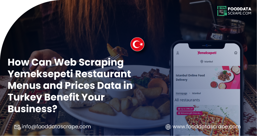 Web Scraping Yemeksepeti Restaurant Menus and Prices Data in Turkey