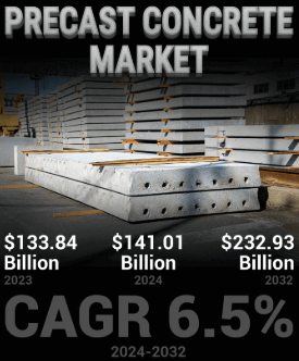 Global Precast Concrete Market Share: Industry Overview and Forecasts 2024-2032