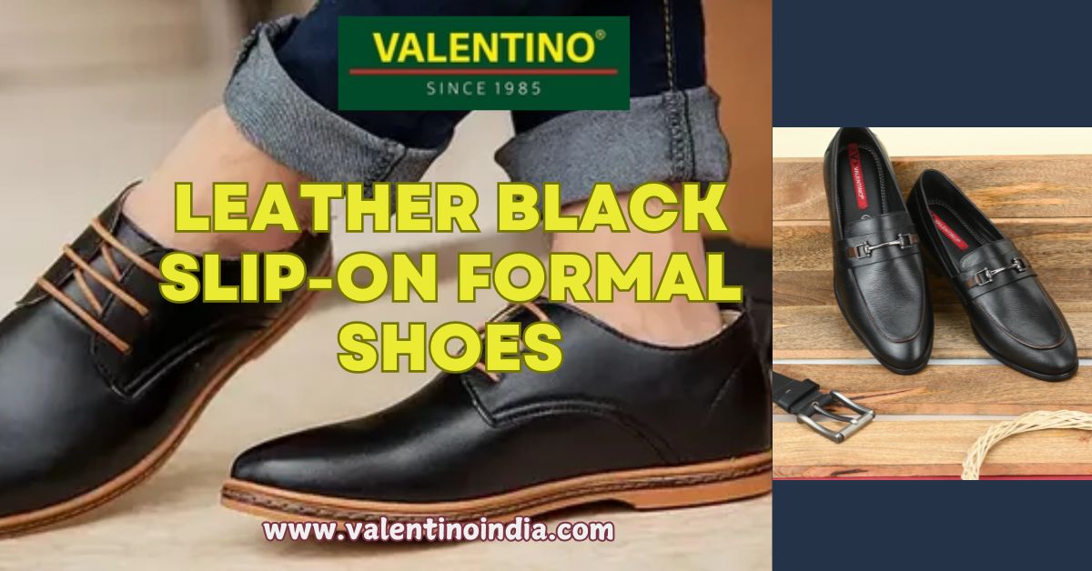 Timeless Black Slip-On Shoes for Every Formal Event