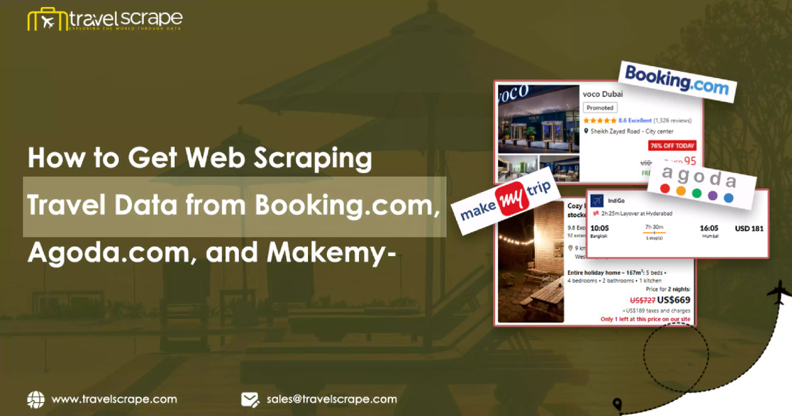 Web Scraping Travel Data from Booking.com, Agoda, MakeMyTrip