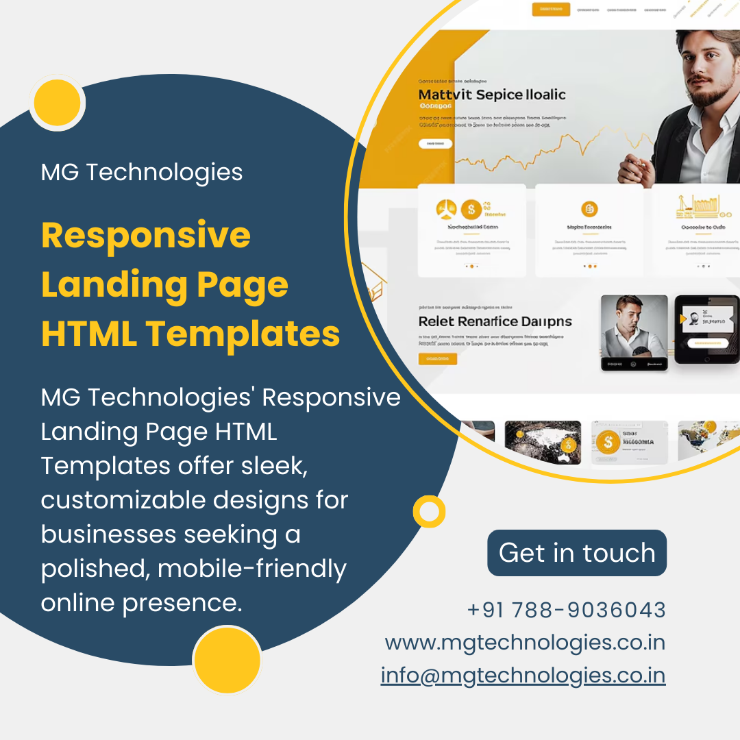 Boost Your Online Presence with Engaging HTML Landing Page Templates