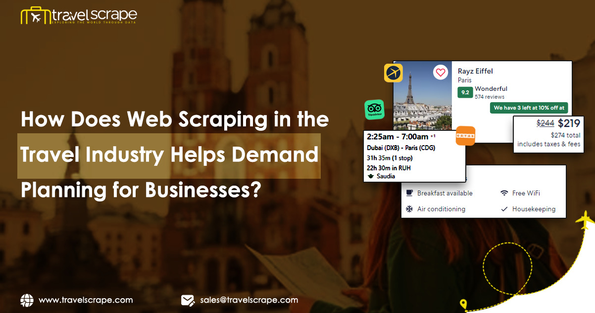 Web Scraping in Travel Industry Enhances Business Demand Planning