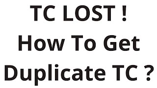 Can a Transfer Certificate Be Reissued if Lost?