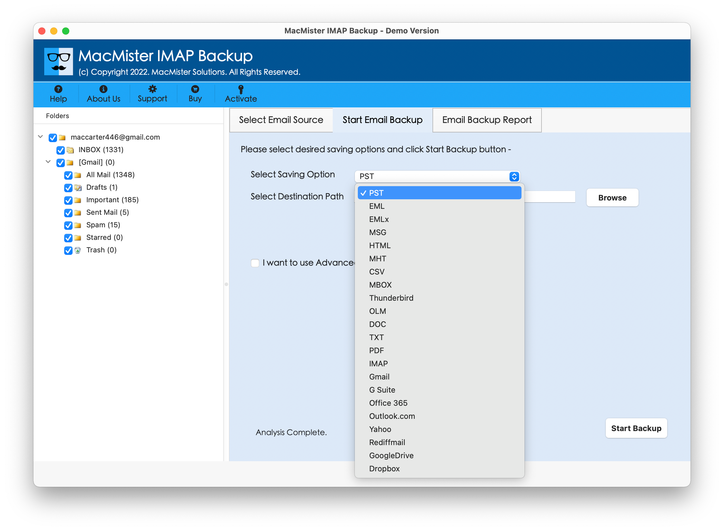 How to Take Backup of IMAP Emails on Mac?