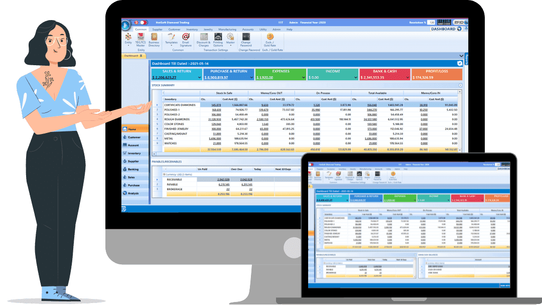 Jewellery Shop Software - DiamxPro | Diamonds & Jewellery ERP Software