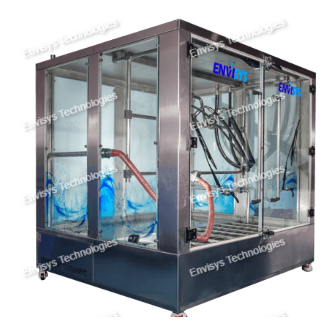 Rain Spray Test Chamber for Mobile Phone Testing - Available for Sale in India | Envisys Technologies – Reliable Testing Solutions
