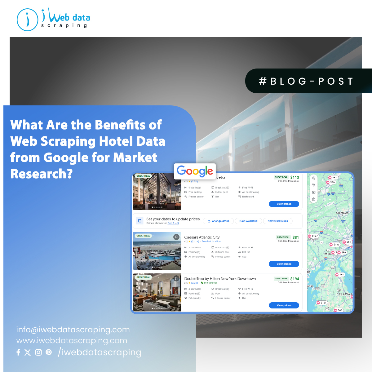 Benefits of Web Scraping Hotel Data from Google for Market Research
